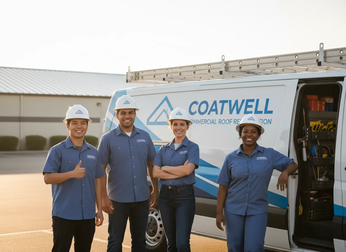 Commercial roof coating company in Grainfield, KS
